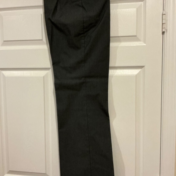 White House Black Market Black Lindsey Pinstriped Bootcut Leg Pants Size 6 - Picture 4 of 8